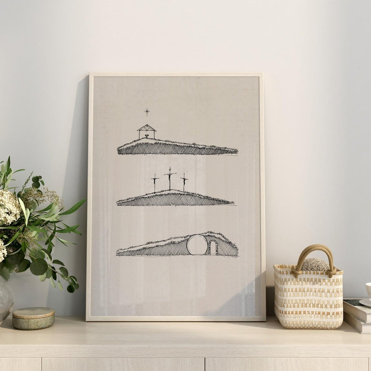 Nascimento, Cruz e Ressurreição