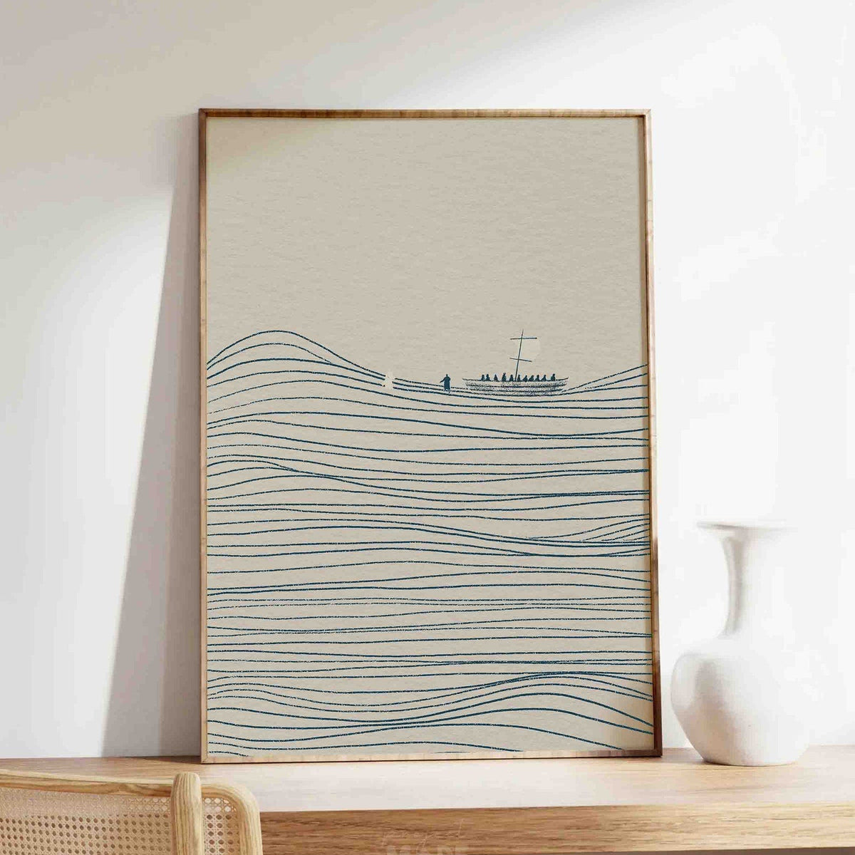 Jesus e Pedro andam sobre as águas